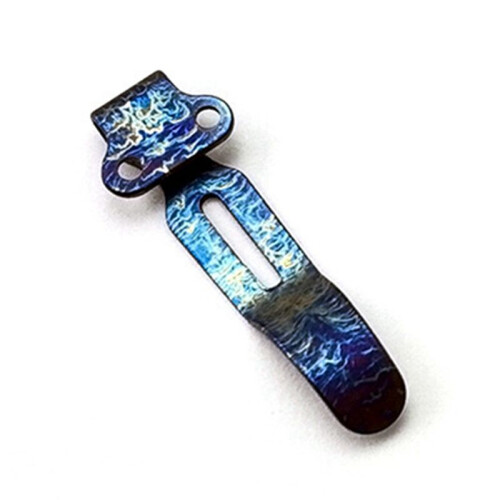 Knife Deep Carry Titanium Pocket Clip for  Griptillian Bugout 535 940 -Grip  Commander ProTech
