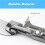 Sewing Rolled , Adjustable Width Rolled Hemmer Foot, Sewing Machine Rolled Hem Attachment Hemming Tool (12-20mm) 5