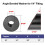 20 Pack 1/4In ID Angle Washers for Cable Railing Posts, for 1/8In 5/32In 3/16In Deck Cable Railing Cable Railing Angled 3