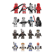 16pcs Star Wars Clone Trooper Cody Rex Commander Fit Lego Minifigures