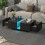 Black Led Coffee Table for Living Room 1
