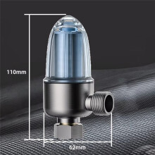 Brass Sediment Filter SpinDown Rinse Pre-Filtration Water Filteration System for Shower Prevent Impurity for Bathroom
