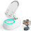 (White) Wireless Induction Audio Bluetooth Speaker 5 in 1 Phone Holder 1