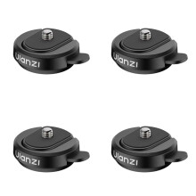 4X Ulanzi Quick-Release Basic Kit/Backpack Clip for Outdoor Travel Photography Cameras Adapter with 1/4inch Thread CK01