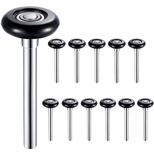 24 Pack Nylon Garage Door Roller 2 Inch Quiet Garage Rollers Bulk 6200Z Replacement Garage Door Roller 1