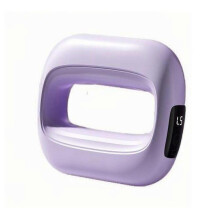 (purple) Multipurpose Waist Tummy Fascia Massage Ring,Adjustable Vibration Massager