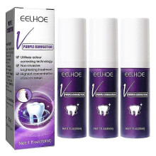 (3PCS) 1-3pcs Teeth Whitening Tooth Stain Removal Purple Teeth Whitening