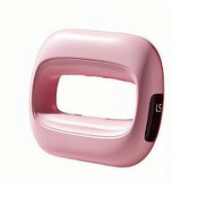 (pink) Multipurpose Waist Tummy Fascia Massage Ring,Adjustable Vibration Massager