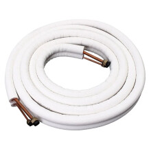 4m Insulated Copper Pipe 1/4'' 3/8'' Air Conditioner Pipes Fittings Pair Coil Tube Split Wire Set Air Conditioner