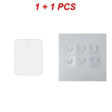 (Mirror and hook 1pc) Acrylic Anti Fog Mirror Wall Hanging Fogless Mirrors Silver Transparent Front Washroom Man Shaving Mirrors Home Bathroom