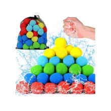 (30pcs, C) Reusable Water Sponge Balls, Kiddospace Reusable Water Sponge Balls