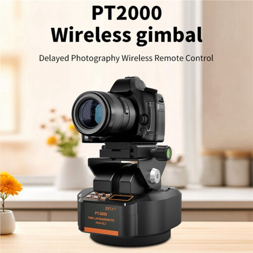 2X ZIFON PT2000 Panoramic Wireless Remote Control Pan Tilt , Camera Phone Tripod Gimbal Stabilizer 2