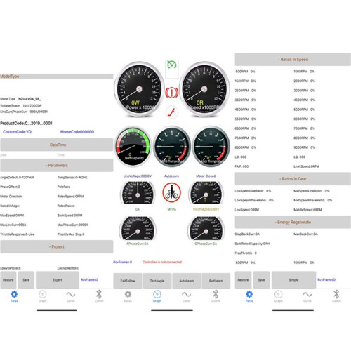 6X for Nanjing FarDriver Controller Programming  Adapter BT Module for ND72240 72260 72360 72680 Mobile Control