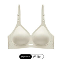 (S 32-78AB, Champagne Color) Seamless Bra for Women Small Breasts Push Up Bras Comfort No Steel Ring Bralette Soft Sexy Brassiere Female Lingerie
