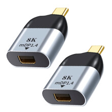 2X Type-C to DP Adapter USB C to Display Port Converter 3 8K 4K 60Hz MDP for Pro 2020