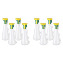 8 Pcs Eye Wash Cup 7.9 X 3.1 Inches Portable Eyewash Cleaner with Pressing Pipet for -the-Go Use