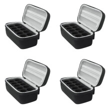 4X 10 Slots Insulin Vial Protector Case, Insulin Vial Organizer Bag for Diabetics Standard 1ml 3ml 5ml and 10ml Vials