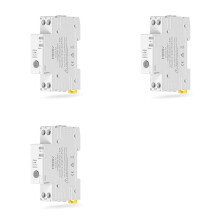 3X MOES Tuya Zigbee Circuit Breaker 63A Fireproof Electricity Monitoring App Control Alarm Threshold Setting V0