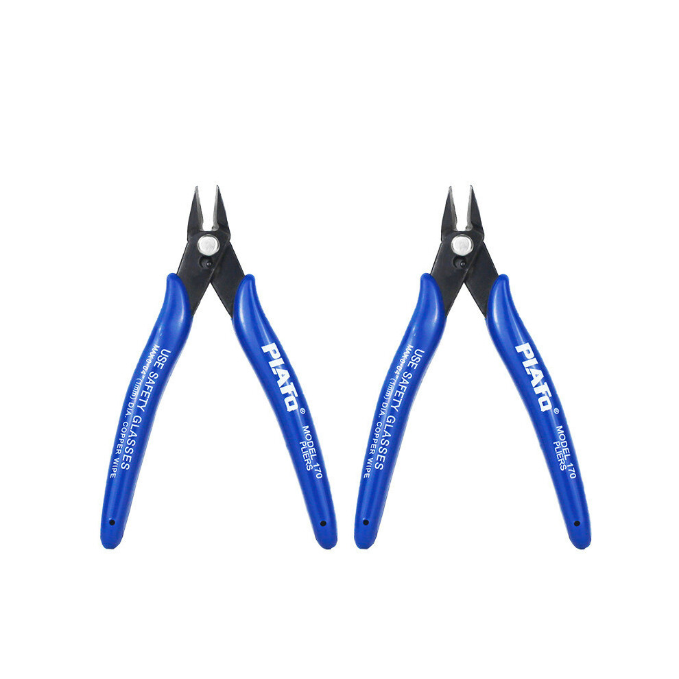 1X Side Flush Cutter Precision Shear Wire Snips Pliers Diagonal Cutters Mini 696439124594