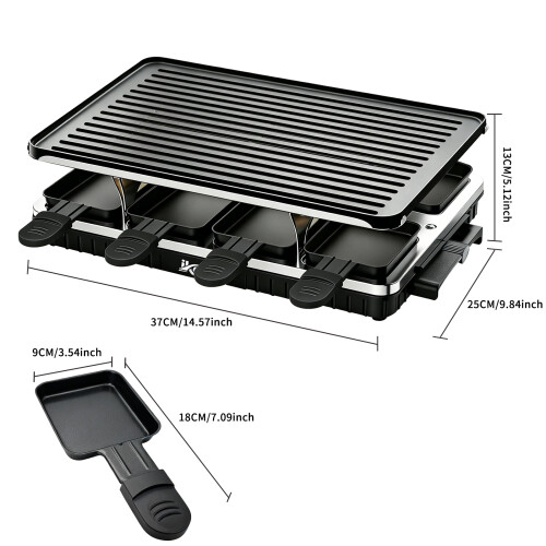 Mini Commercial Electric Table Grill, Multi-Task Non-Stick Griddle for Catering 1