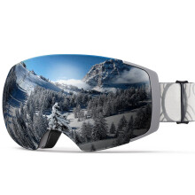 OutdoorMaster Ski Goggles PRO - Senza Cornice, Lenti Intercambiabili, Protezione UV400, Occhiali da Neve per Uomo e Donna