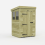 4 x 4 Pent Shed (Single Door, With Windows) 2