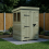 4 x 4 Pent Shed (Single Door, With Windows) 3