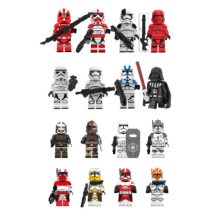 16pcs Star Wars Clone Trooper Cody Rex Commander Fit Lego Minifigures