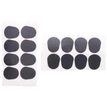32Pcs Alto/Tenor Sax Clarinet Mouthpiece Patches Pads Cushions, 0.8mm Black