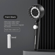 (A02) 3 Modes Shower Head High Pressure Showerhead Portable Filter Rainfall Faucet Tap Bathroom Bath Home Innovative Accessories