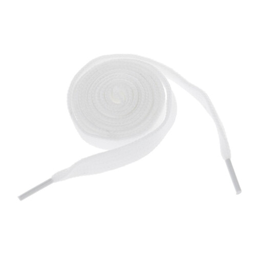 Bianco Piatto Lacci Della  da Tennis Scarpe Stringhe 4 Per