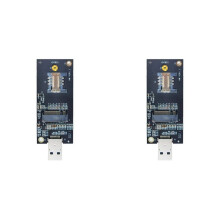 2X NGFF Key-B to USB 3.0 Adapter Card with SIM Slot WWan Module Test Adapter Board Supports 3G/4G/5G Network Card