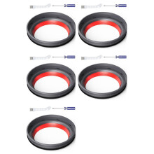 5X Sealing Compatible with V11 V15 SV17 Dust Container Replacement Parts Sealing of Dust Bucket