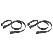 2X PSU 8 Pin to Dual 6+2 Pin PCI-E Power Cable for , Male to Male GPU Cable for Thermaltake Modular Power Supply