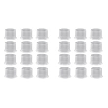 Tattoo Ink Caps,2000Pcs Medium Ink Caps Disposable Tattoo Ink Cups with Base Clear Plastic Pigment Tattoo Caps 14mm