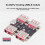 2X Module Hub USB 2.0 Vers 4 Canaux, Répartiteur USB 2.0, Carte D'Extension USB-HUB Type-C 40 Mo/S. 5
