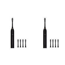 2X Electric Toothbrush Electric Toothbrush Rechargeable Universal Soft Brush Home Portable Electric Toothbrush Set B