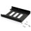 6X Hard Disk Bracket 2.5 to 3.5 Hard Disk Cage Hard Disk Bracket Multi-Function Solid State Drive SSD Bracket 2