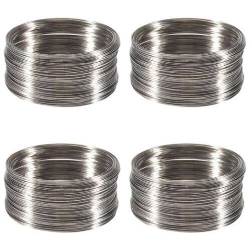 400Loops Memory Beading Wire dla Bransoletka 50Mm-55Mm (2 Cale-2 1/8 Cala) Dia