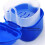 5X Dark  Denture Case, Denture Cup with Strainer, Denture Bath Box False Teeth Box with Basket Net Container Holder 5