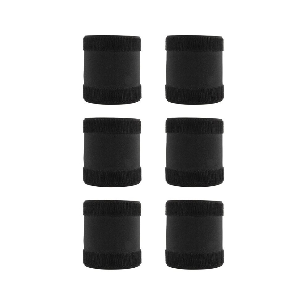Photos - Cable (video, audio, USB) 6X Cable Grip Floor Cable Cover Cords Cable Protector Cable Management Only for Commercial Office Carpet (Black,10 Feet)