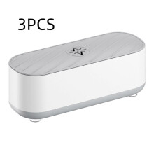 3pcs Stainless Steel Ultrasonic Cleaner Jewelry Watch Glasses Coin Cleaning Machine