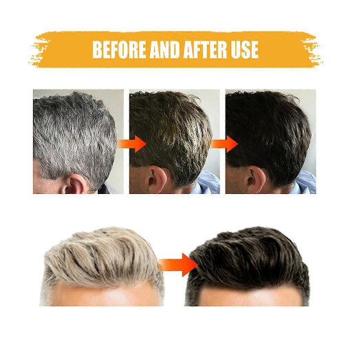 Gray Hair Coverage Soap,Hair Darkening Compressed Shampoo Soap Bar 2