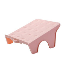 (Pink double foot) PP Shoe Rack Organizer Save Space Mulitfunctional Simple Space Economy Shoe Support Household Storage Supplies Accessories