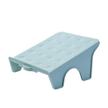 (Blue double foot) PP Shoe Rack Organizer Save Space Mulitfunctional Simple Space Economy Shoe Support Household Storage Supplies Accessories
