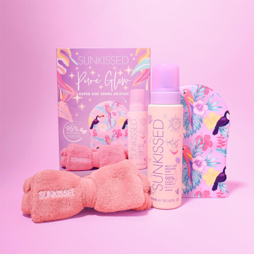 Sunkissed Pure Glow Super Size Tanning Set Dark