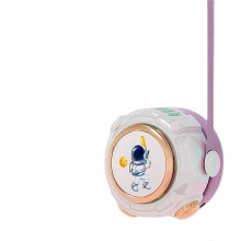 (fan H 1pc) Cartoon Animal Small Fan USB Rechargeable Three Speed Wind Mini Portable Gift Student Office Carry-on Desktop Leadless Neck