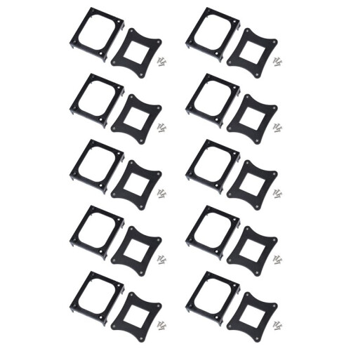 10X Svart Plast CPU FläKt MonteringsfäSte Bas för Socket 478