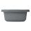 JVL Plastic Dish Drainer and Rectangular Washing Up Bowl Kitchen Set, Grey 3