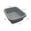 JVL Plastic Dish Drainer and Rectangular Washing Up Bowl Kitchen Set, Grey 10